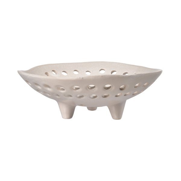 Keewaydin Bowl, Small Cream, Elk Studio, Mfr#: S0017-11236